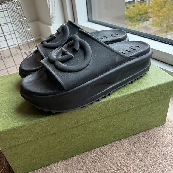 Gucci Platform Slides - Picture 5 of 5